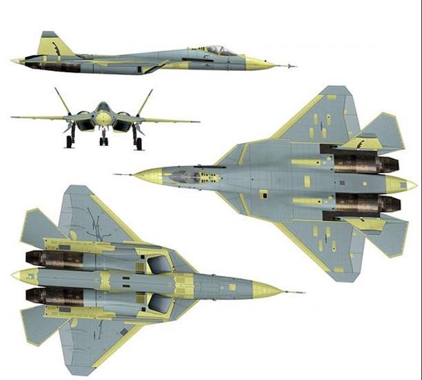 Máy bay chiến đấu thế hệ thứ năm Sukhoi/HAL FGFA do Ấn Độ và Nga hợp tác phát triển.